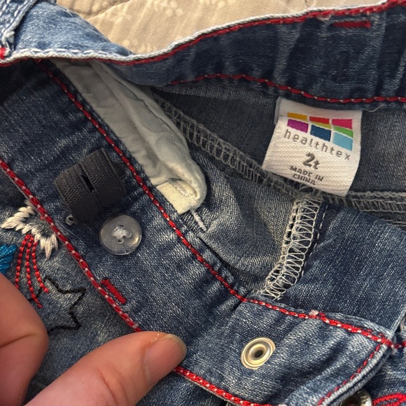 Healthtex Denim Star Embroidered Shorts - Picture 4 of 4